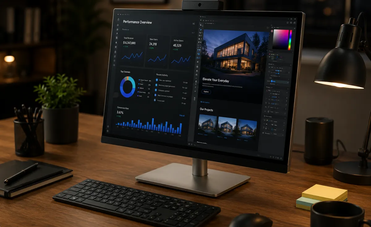How the EliteStudio 8 All-in-One G1i 23.8 inch Desktop AI PC Supports Modern Digital Workflows