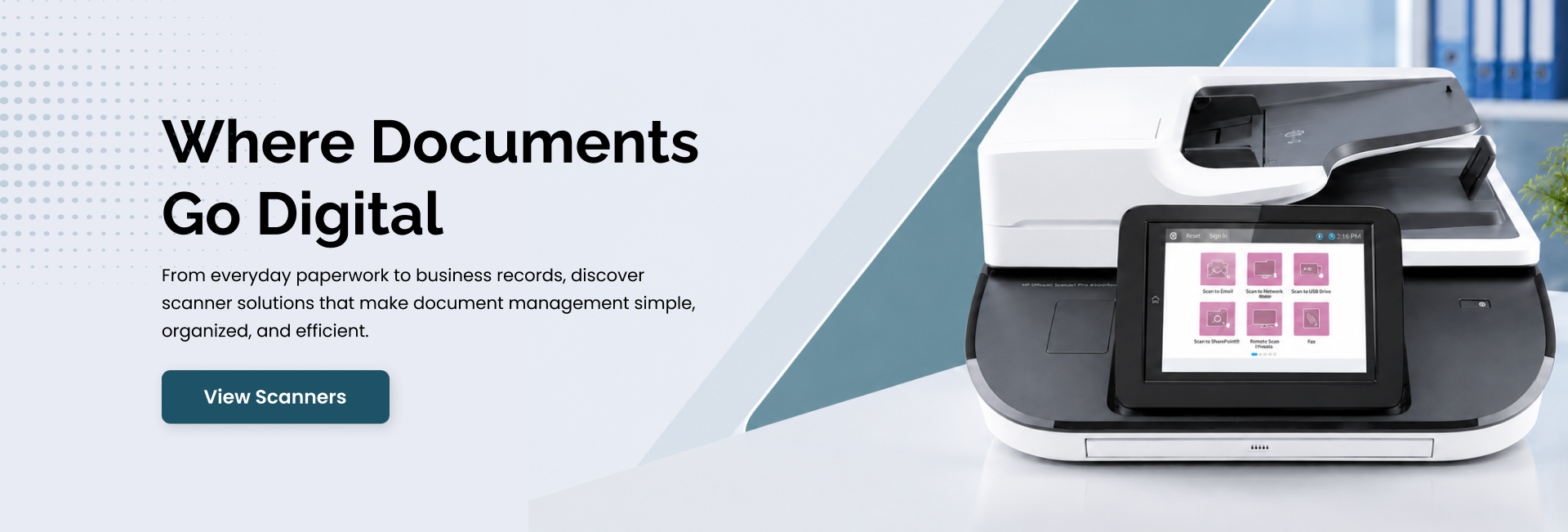 Where documents go digital - explore scanner solutions